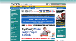 Desktop Screenshot of medalsforschools.com